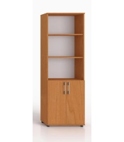 Regał biurowy na ksiażki i segragatory G 80 II 2D olcha